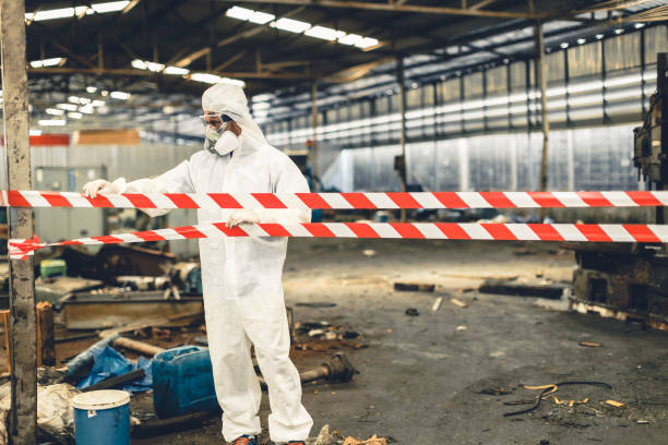 Professional Biohazard technician working in Fairmount, IN